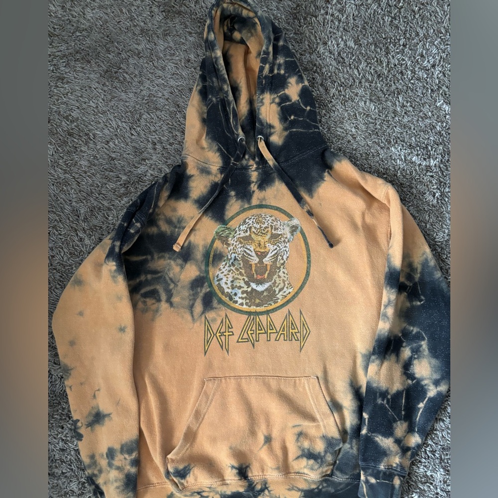Black and Orange Led Zeppelin Hoodie